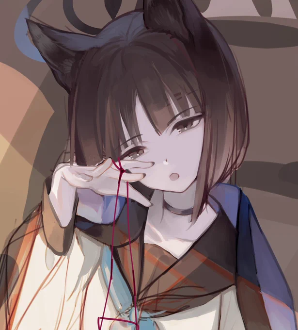 脱稿したのでwipだ… メモロビでキャラの解像度深まったので描くの楽しい