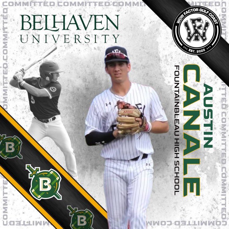 Austin Canale (@canaleaustin) on Twitter photo I am blessed to announce that I will be furthering my academic and athletic career at Belhaven University. I would like to thank God, family, coaches, and teammates for supporting and guiding me here today. I am blessed to announce that I will be furthering my academic and athletic career at Belhaven University. I would like to thank God, family, coaches, and teammates for supporting and guiding me here today.