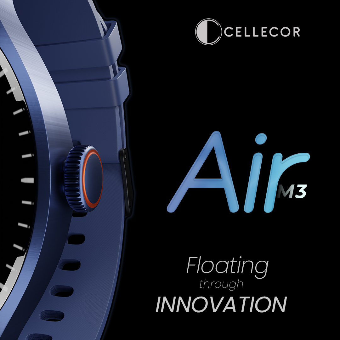 cellecorgadgets's tweet photo. Stay tuned to discover the freedom of "Air" ⏳⏱️
#Cellecor #cellecogadgets #LightAsAir #amoledsmartwatch #airsmartwatch #smartwatch https://t.co/2aJ2WlXIvs