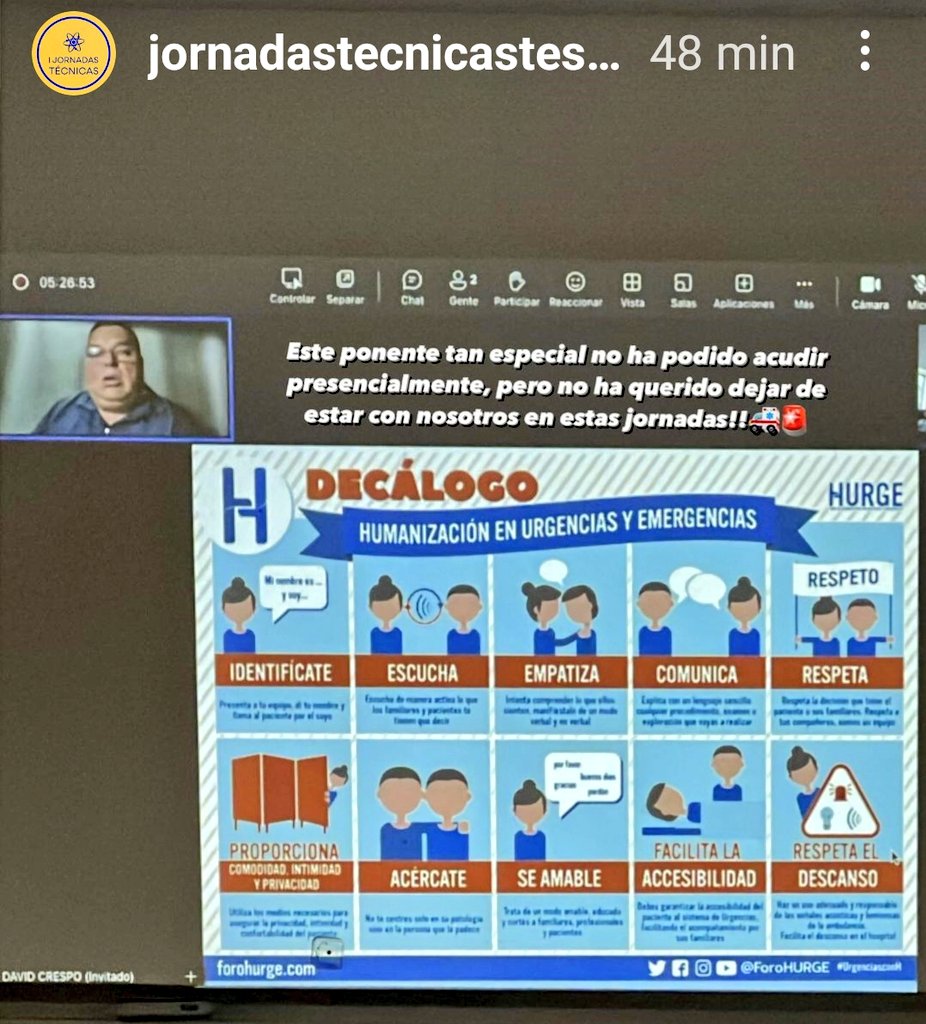 TESCANARIAS's tweet photo. Muchas gracias @cesurformacion y a Ethel Méndez por dejarme participar en vuestras 
I Jornadas Técnicas #TES 💪🚑 https://t.co/1oKXoR09Gs