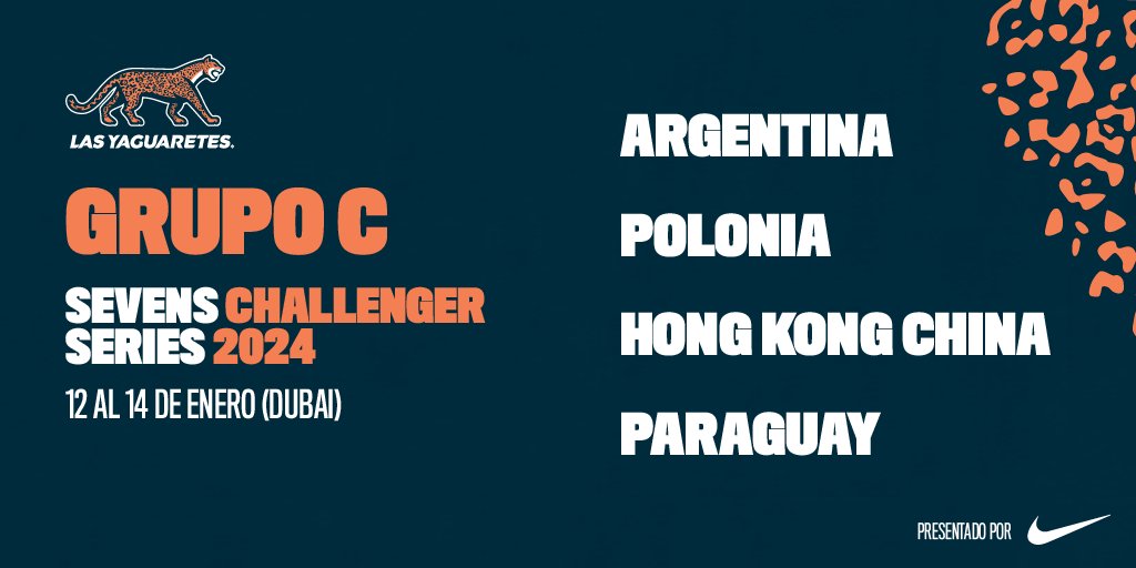 ¡Grupo confirmado para la primera parada del Challenger Series 2024! 💪🇦🇷

📍 Dubai
📆 12 al 14 de enero

¿Quién más está ansioso por volver a ver a Las Yaguaretés en acción? 🤔

#SomosLasYaguaretés