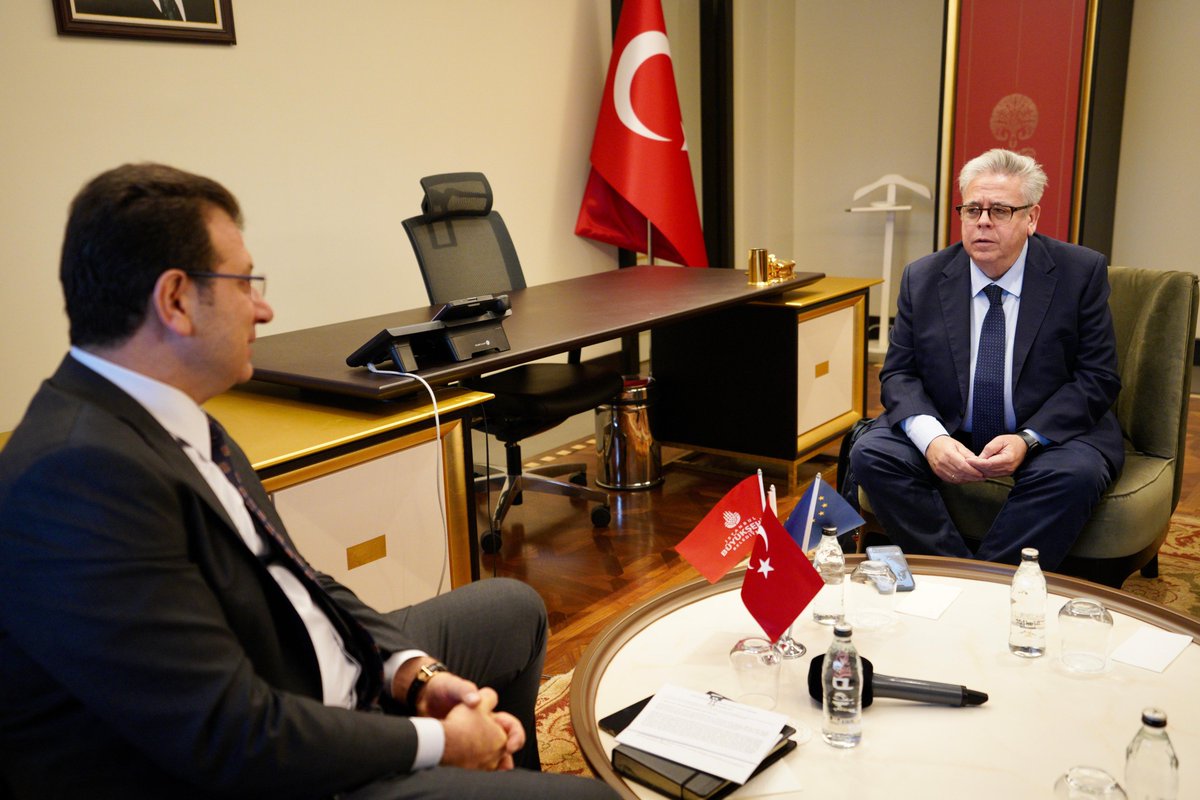 Hosted European Parliament (EP) Turkey Rapporteur <a href="/NachoSAmor/">Nacho Sánchez Amor</a> in #Istanbul. Despite recent challenges, Turkish support for the EU remains strong, with a recent survey indicating 66% backing EU membership. 🇹🇷🇪🇺 In a changing global landscape, #EU and #Turkey need each other more