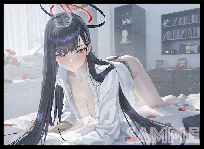 調月リオ(ブルアカ) 「C103/エア冬コミ 新作発表⑫リオ の スリーブ や プレイマット になります」|EATOS@サンクリ2023Spring A09abのイラスト