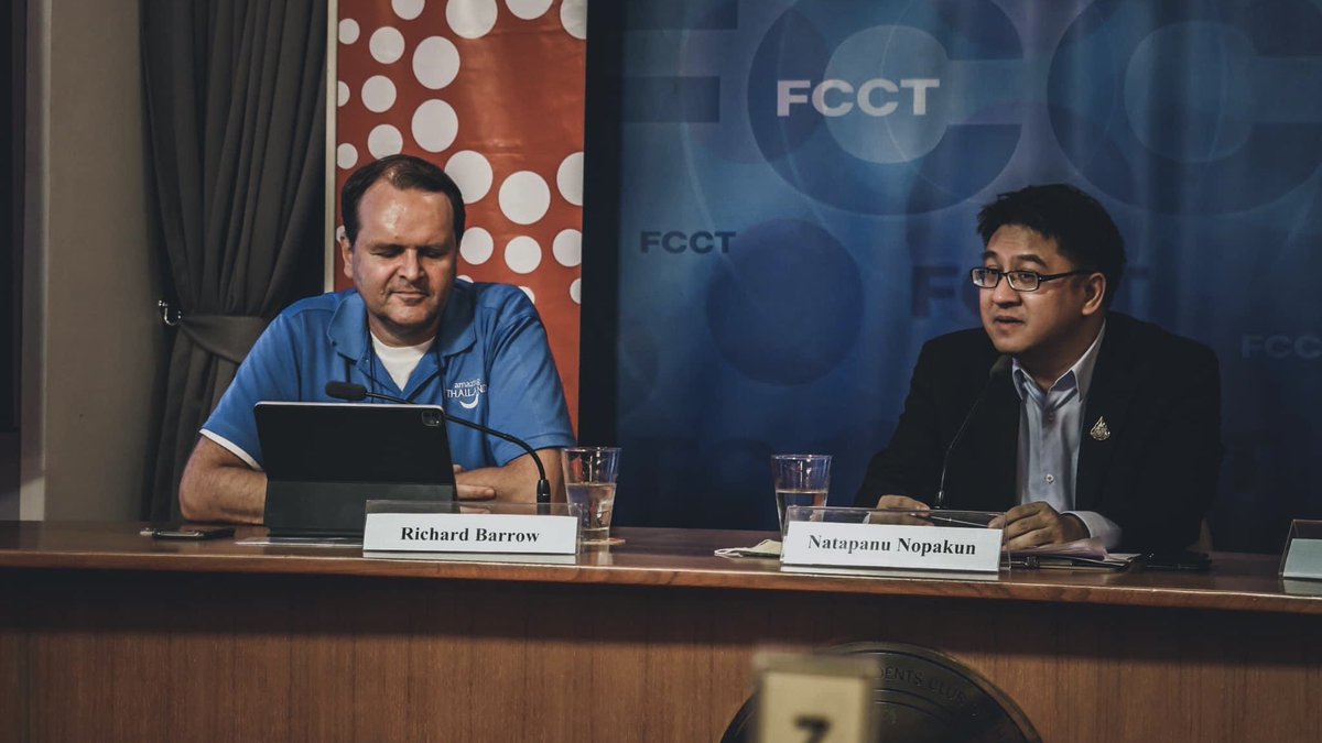 It is with deep sadness that I received the news of Natapanu Nopakun's passing. He was the Deputy Director-General of the Department of Information at the Ministry of Foreign Affairs.

He became widely recognized among expatriates in Thailand when he took charge of delivering