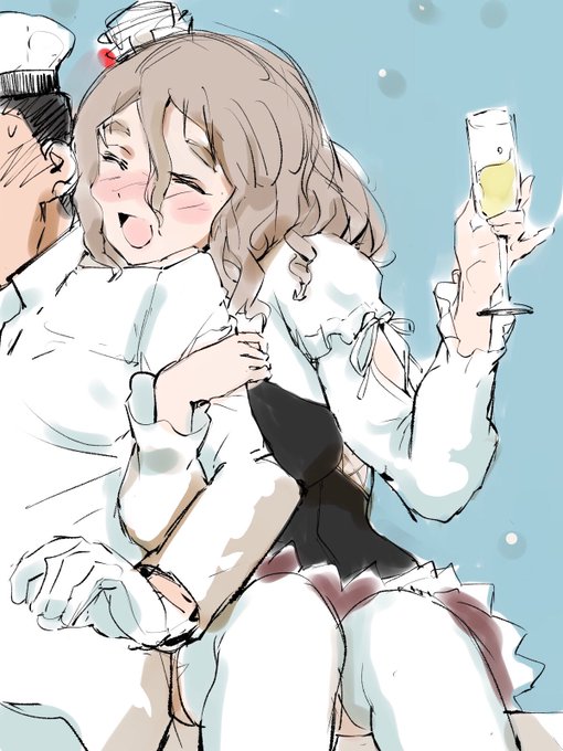 ポーラ「でね?聞いて聞いて提督～」
提督「わ、わかったからポーラ、胸が」
ポーラ「・・・・・・・・・・・・・///////////////」 