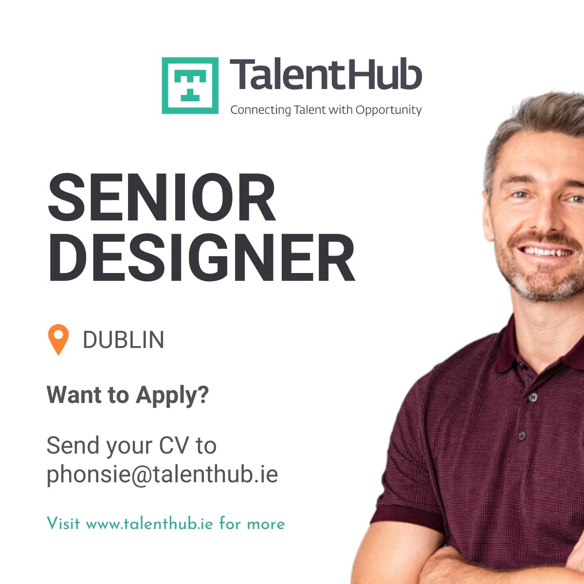 Our client is a leading design agency specialising in creating unique and interactive brand spaces for their diverse range of clients and they are looking for a Senior Designer to join their team! 
Click to learn more: bit.ly/3TgJzBT

#irishjobs #wearehiring #designjobs