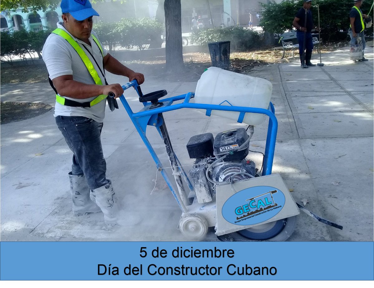 Feliz día a quienes construyen con la pasión de transformar #LaHabanaDeTodos en un lugar mejor.
#GECAL
<a href="/YanetHzP/">Yanet Hernández Pérez</a> 
<a href="/mora_aly/">Aly Martinez Mora</a>