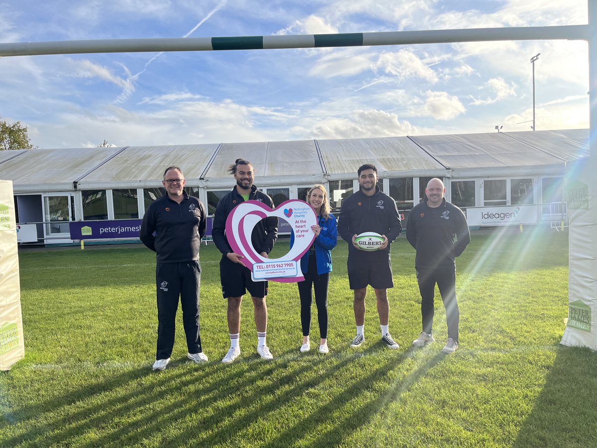 NUHCharity's tweet photo. We're delighted to announce our newest partnership with @NottinghamRugby 🏉 https://t.co/QqaBvuqP3D