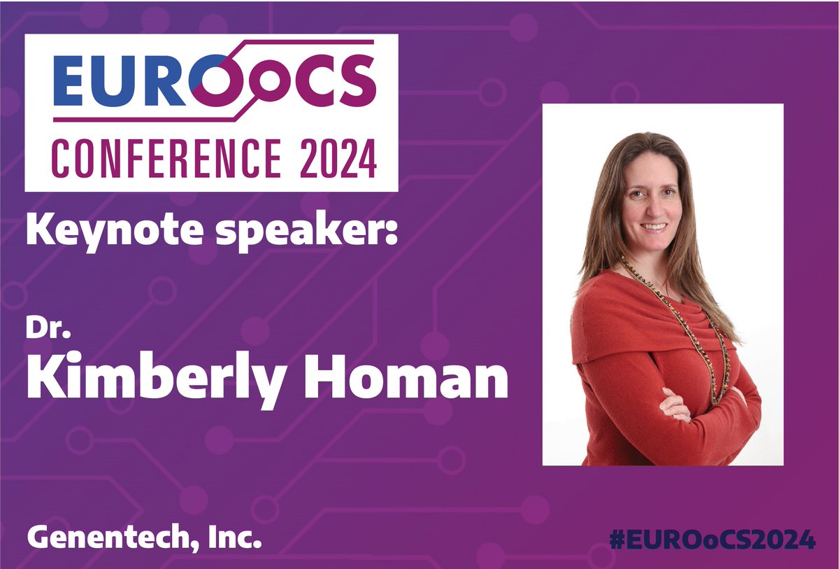 📣 We are honored to welcome Kimberly Homan from @Genentech, Inc. (San Francisco, USA) as a Keynote Speaker for the #EUROoCS2024 Annual Conference. The <a href="/euroocs/">EUROoCS</a> Conference takes place in Milano from 3-5 July 2024: euroocs.eu/annual-meeting #OoC #3Rs #microfluidics #organonchip