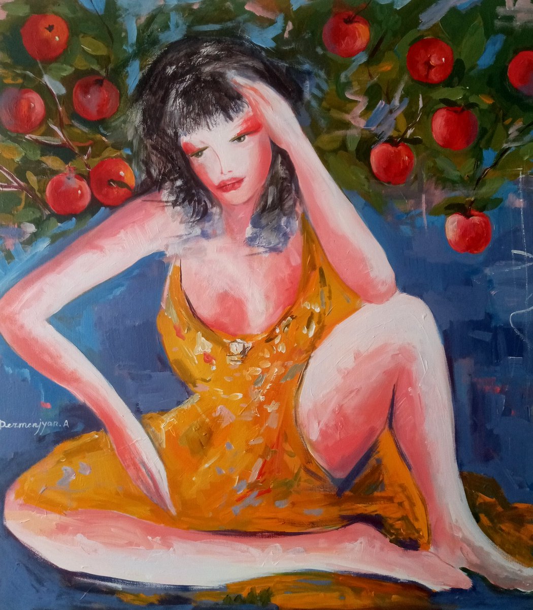 🎨Summertime Sadness, 2023 | oil on canvas | 100x80cm
