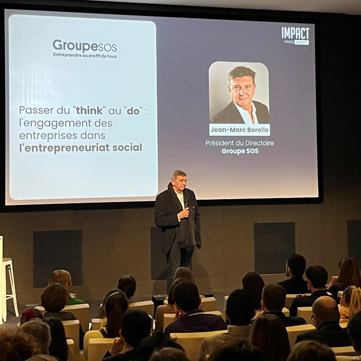 Très heureux d'être intervenu ce matin au Impact Paris Summit du @HUBInstitute. Evaluer l'impact de l'activité des entreprises est plus que jamais nécessaire afin de disposer de données fiables et objectives pour nous engager pleinement dans une transition juste et durable.