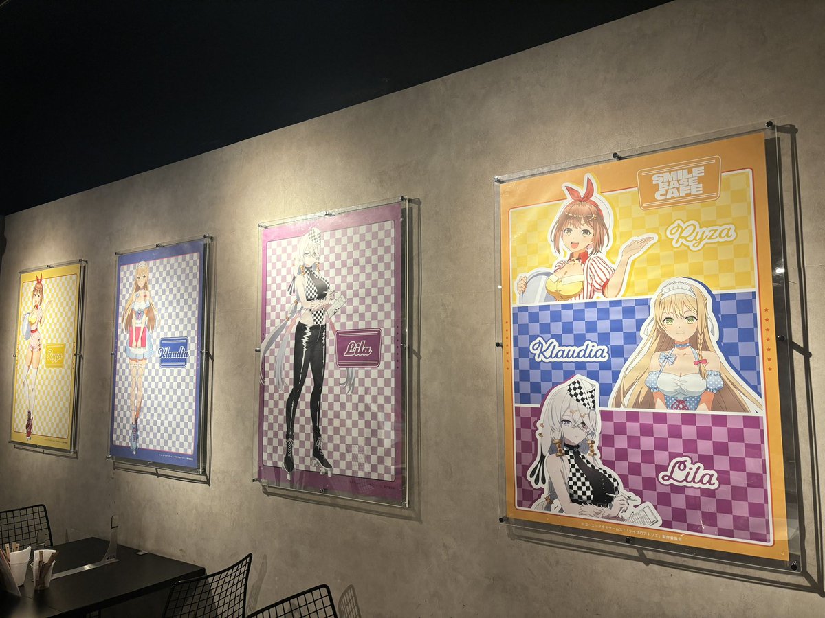 ライザのアトリエ ×SMILE BASE CAFE のコラボカフェに、ひとちゃんと唯