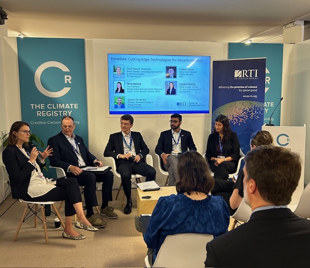 A theme at #COP28 today was energy...and our partners @Uber @BCSECleanEnergy @C2ES_org @Edison_Electric @edisonintl certainly brought it + more to their sessions. Lots of great ideas being shared that will help us get to #netzero. #TCRPathwaysPavilion