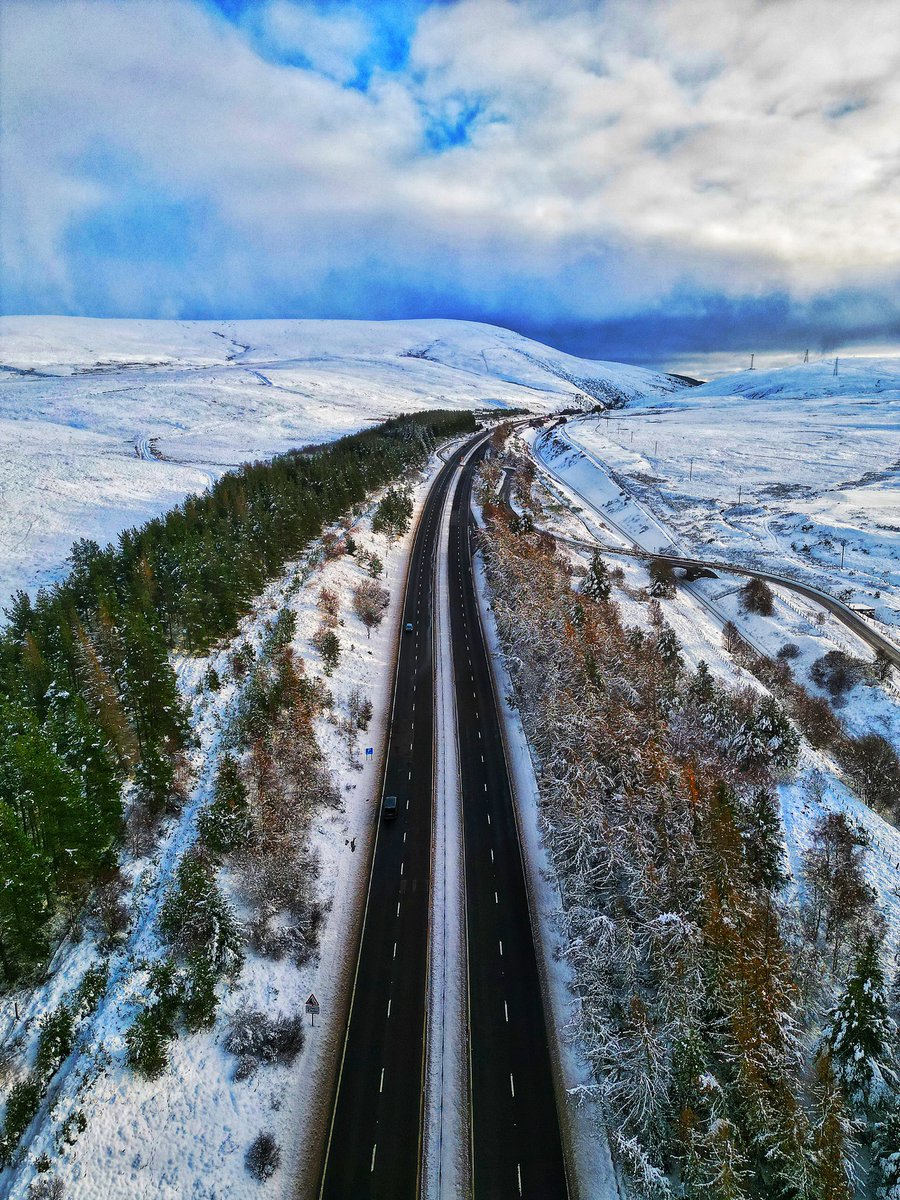 📍The A9 at the Slochd Summit this morning ❄️🥶