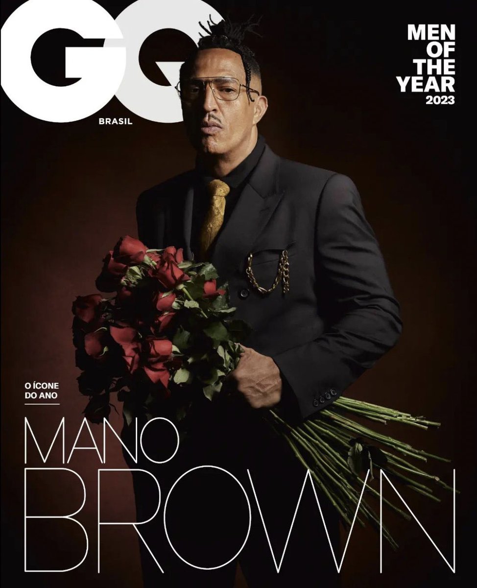 LENDA! 🔥 Mano Brown é eleito 'Men of the Year' e capa da @GQBrasil (ícone do ano).

'Precisamos colocar nosso povo no caminho do conhecimento. Roupa de grife é disfarce e entretenimento'.