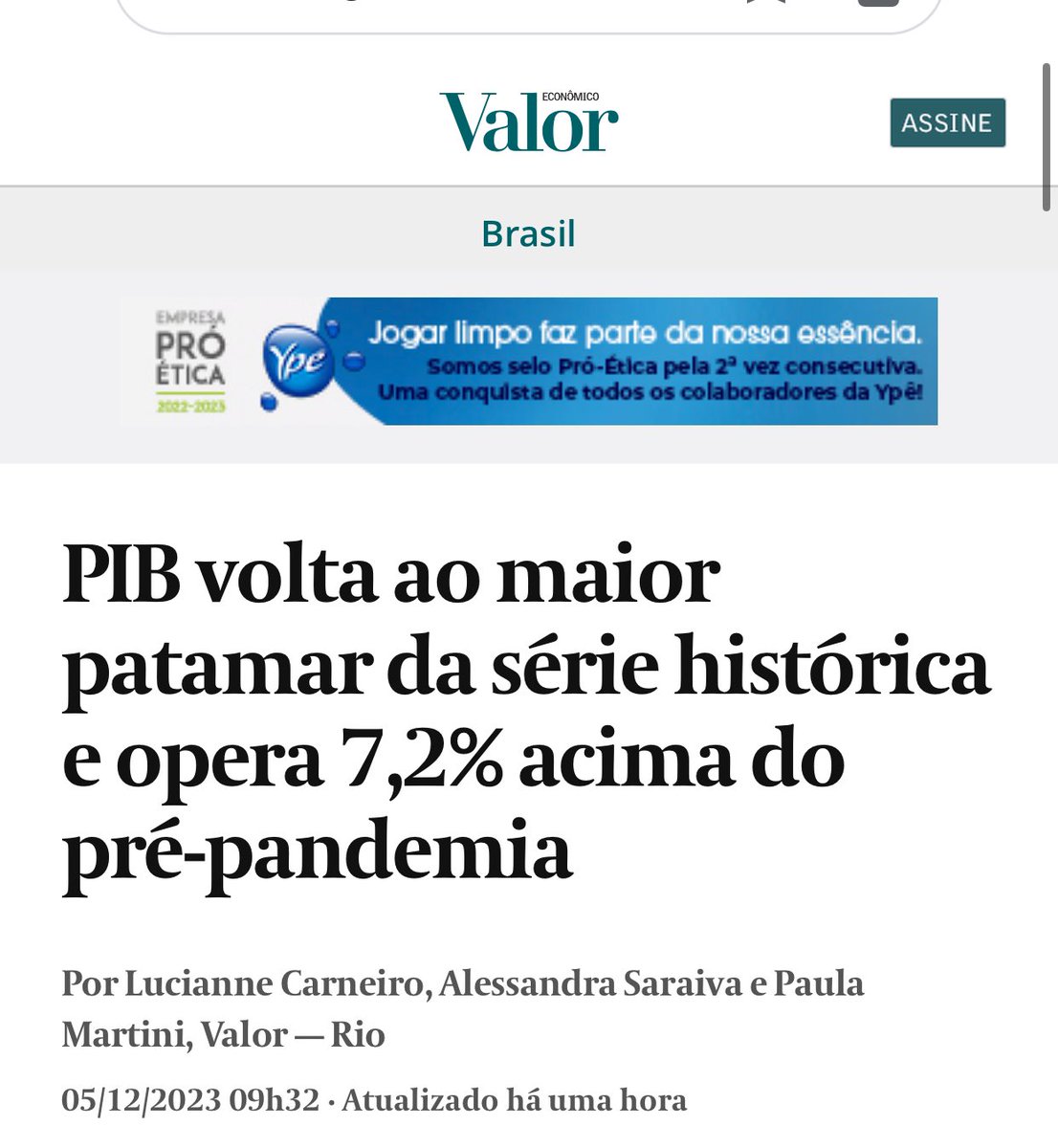 Henriy123's tweet photo. O PIB cresce 2% a mais que o mesmo período do ano anterior.
Vão dizer que é sorte pra não reconhecer que é fruto do trabalho do novo governo. @jandira_feghali @LulaOficial @gleisi @paulopaim https://t.co/KPDUi5et04