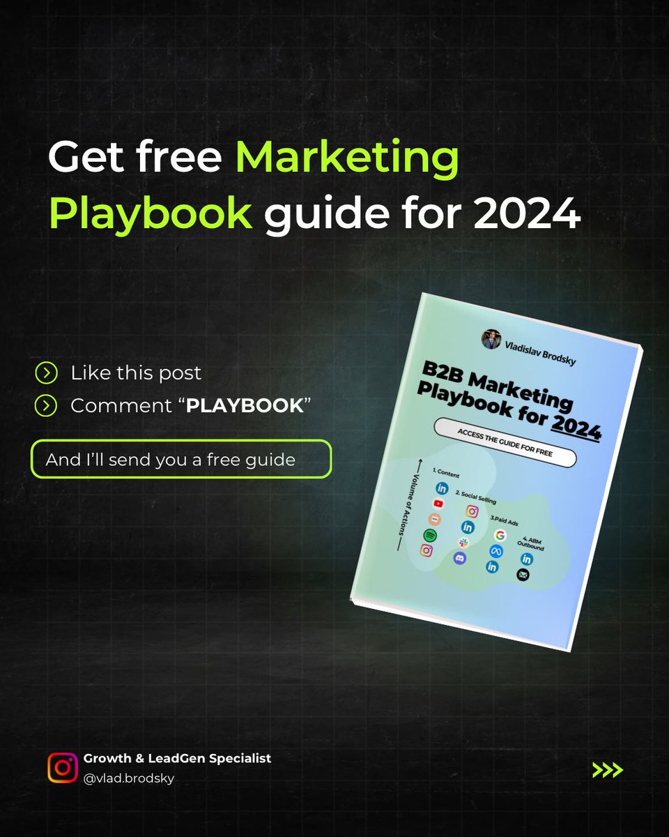 lime_studio's tweet photo. This guide is packed with valuable information and insights that will help you develop a successful marketing plan for your business. 

To receive your free guide:
- Like this post 
- Comment "PLAYBOOK". 

Once you do, I'll send you the guide right away. 

#Marketing #business https://t.co/QB4ql7rjjT