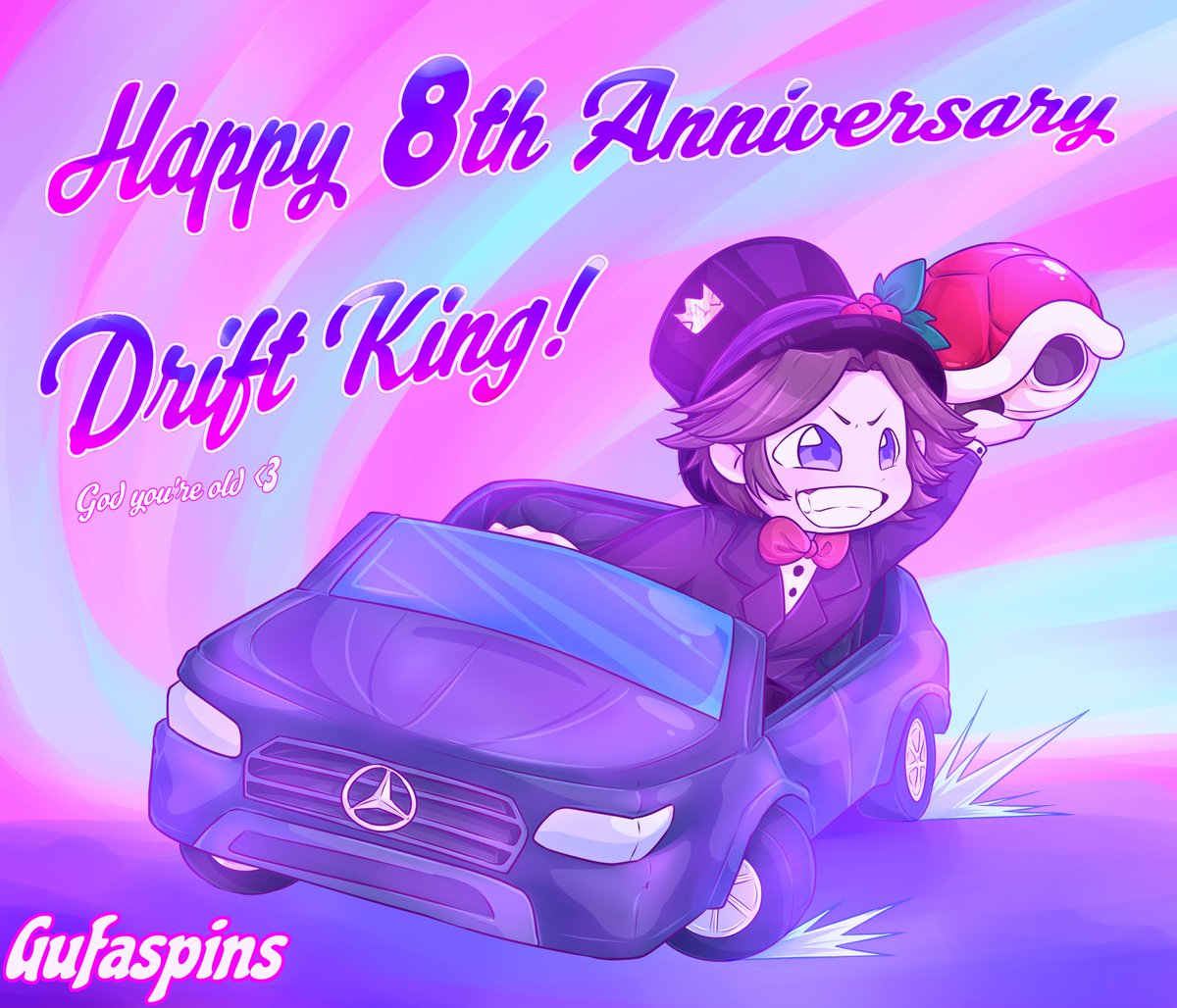 2 Days late, but I did it ^^9 Happy 8th Drift Championship Anniversary @RTGameCrowd :D Hope you like it, I did my best! ^^9 #rtgamecrowd #rtgame #fanart