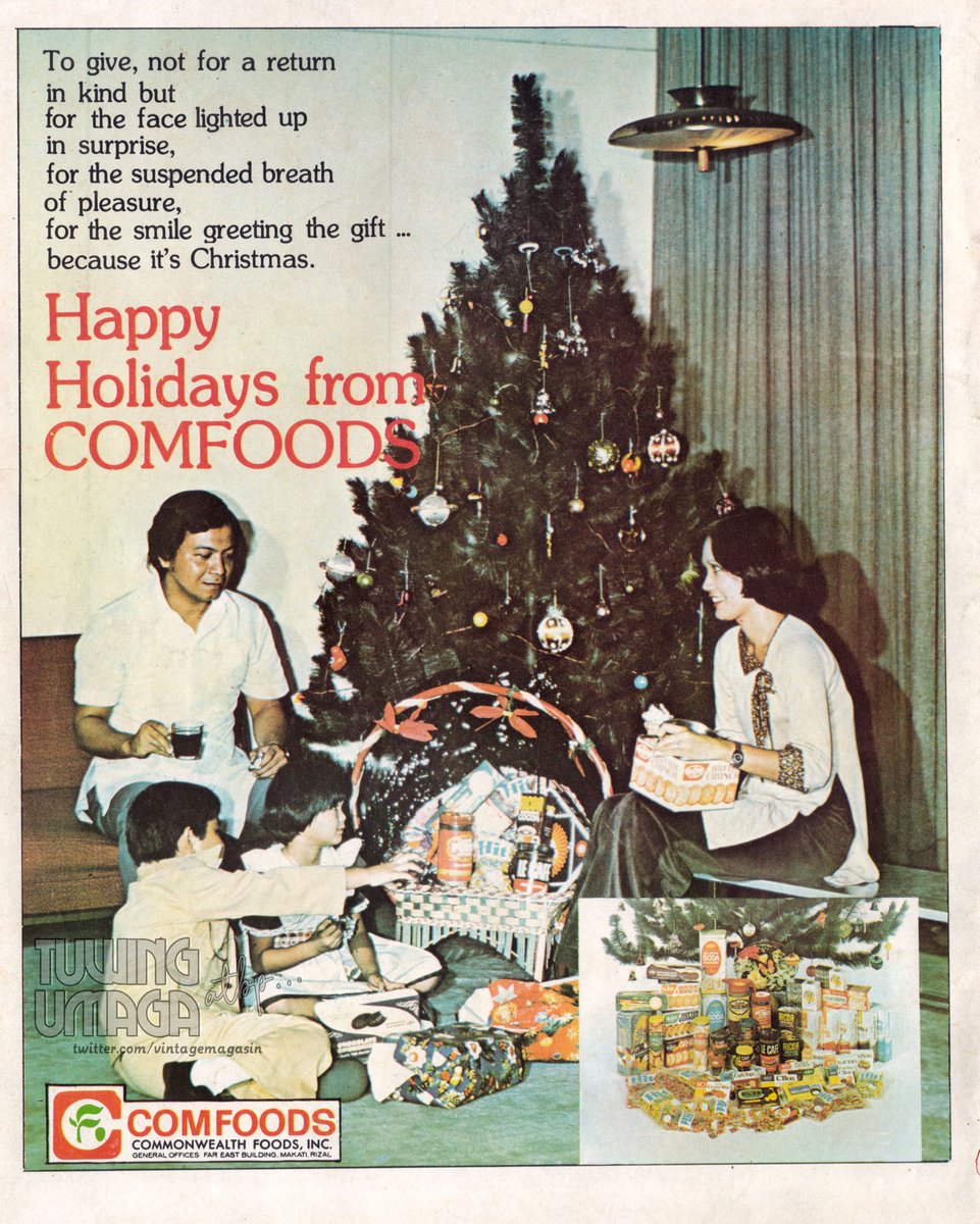 Comfoods Christmas Ad, 1970s