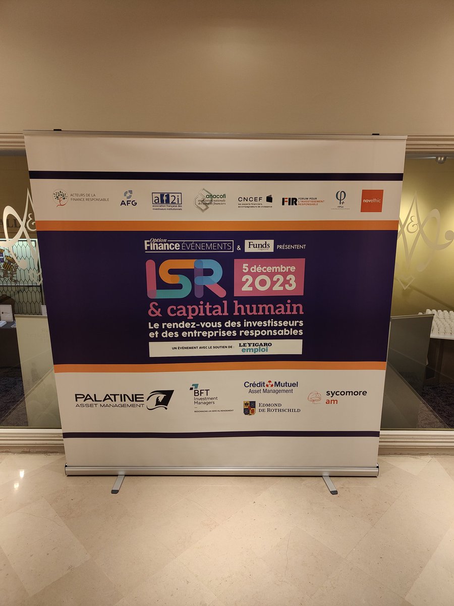 Option_Finance's tweet photo. Bienvenue à tous les participants à l'événement ISR et Capital Humain 2023 qui commence cet après-midi aux Salons de l'Hôtel des Arts et Métiers.

#ISRetCapitalHumain23 https://t.co/8lSTmyar5X