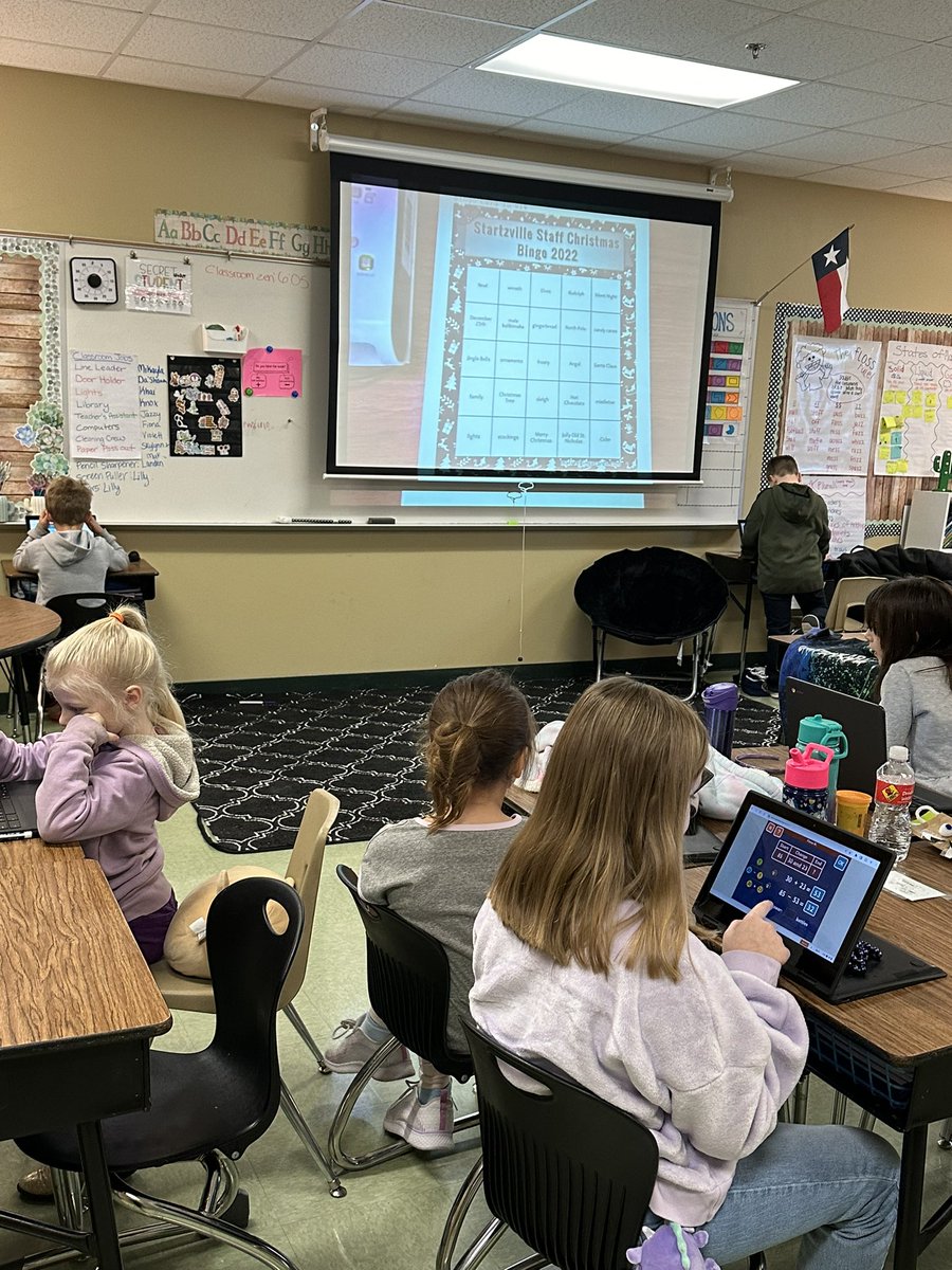 Everyone loves a good classroom Christmas BINGO!