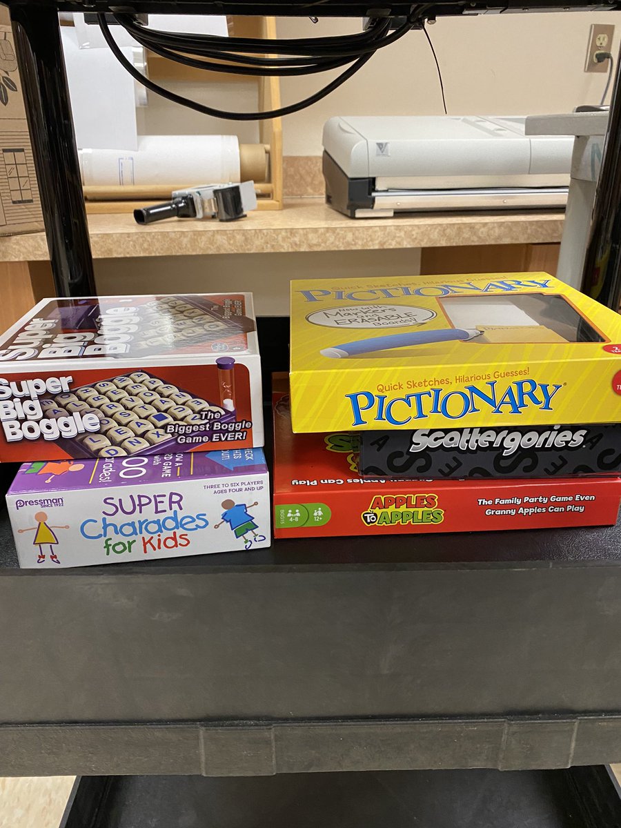 Busy day yesterday! Ms. Morabito &amp; Ms. Salomatoff were here for day 2 of the Season Sabotage Breakoutedu game. Their <a href="/WBHS_ESOL/">West Boca HS ESOL</a> students also got to play some vocabulary games. 
Last period Ms. Hadeed’s students were here looking through poetry books for a project.
