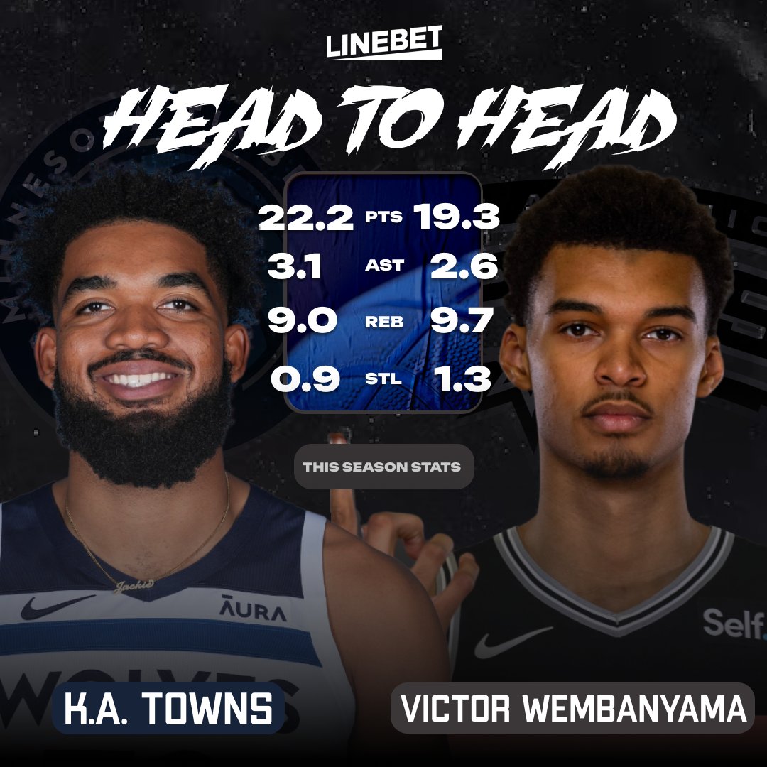 linebet_com's tweet image. 🐺Towns is playing poor defense, will he contain the Frenchman?🐺

🤑Register with a promo code CASHTIME and get a $100 BONUS and other unique prizes🤑 

#sanantoniospurs #wembanyama #keldonjohnson #jeremysochan #minnesotatimberwolves #anthonyedwards #karlanthonytowns #rudygobert