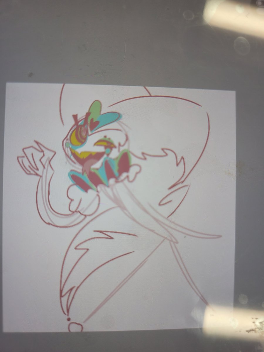 Gracethecattttt's tweet photo. I see several artists making their Fizzy bot, so I thought I'd make my own! WIP #RoboFizz #Oc #Fizzarolli #FizzarolliHelluvaBoss #RoboFizzhelluvaboss #helluvaboss https://t.co/7deczHus77