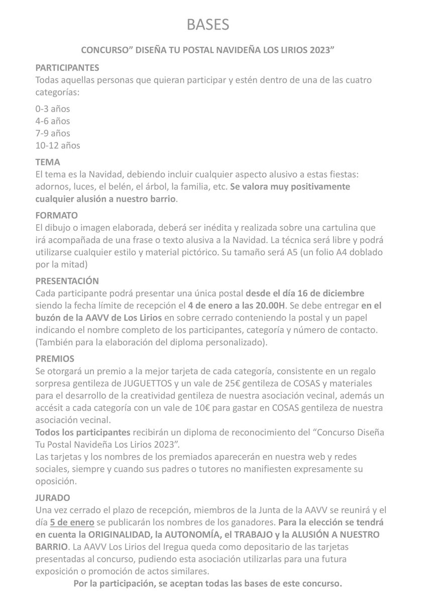 aavvloslirios's tweet photo. @AytoLogrono @FVECINALESRIOJA @CarrefourES ¡Diseña y tu postal navideña! https://t.co/cKGDnyf62b
