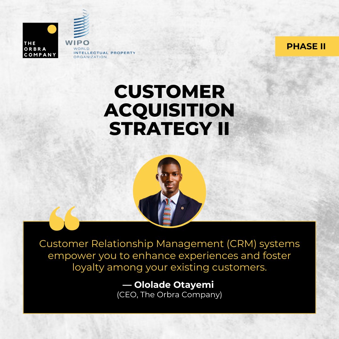 Theorbracompany's tweet image. Here are some key points from one of our sessions with @mr_orbra on &quot;Customer Acquisition Strategy&quot;.
(WIPO IP LABS Incubation and Acceleration Program 2023)
#orbracompany #orbrainstitute #worldintellectualpropertyorganization #wipo2023 #intellectualproperty #innovation #startup