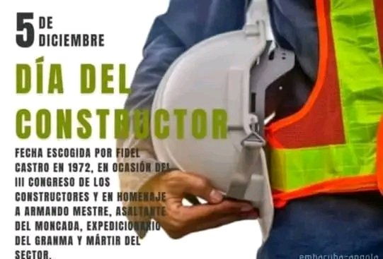 MINCOMCuba's tweet photo. #Cuba 🇨🇺 Felicitaciones a los trabajadores del sector de @CubaMicons #DíaDelConstructor. https://t.co/HYjqBkxUK7
