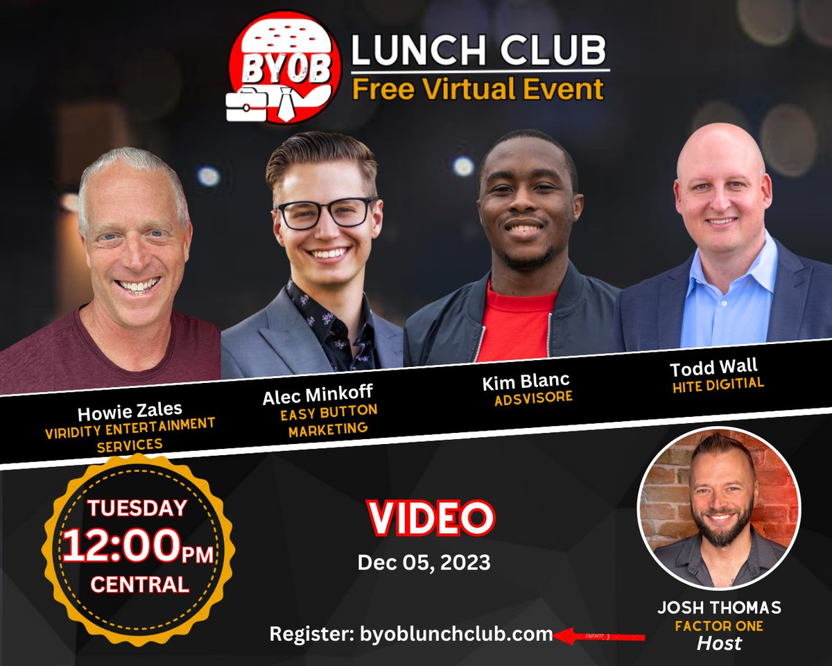 Are you ready for today's BYOB?

Join us later at 12 pm Central. You DON'T want to miss this because it’s going to be 🔥!

Comment BYOB if you want an invite 👇👇👇