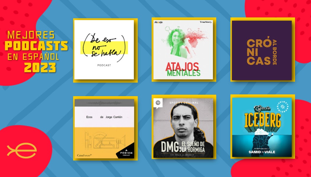Las nominaciones van en orden alfabético. 

<a href="/deesono_podcast/">(De eso no se habla)</a>, <a href="/AkordePodcast/">AkordePodcast</a>, <a href="/al_cronicas/">Crónicas al borde (Podcast)</a>, <a href="/CaixaForum/">CaixaForum</a>, <a href="/jorgecarrion21/">Jorge Carrión</a>, <a href="/PodiumPodcast/">Podium Podcast</a>, <a href="/lanoficcion/">La No Ficción</a>, <a href="/Extraordinario/">El Extraordinario</a>