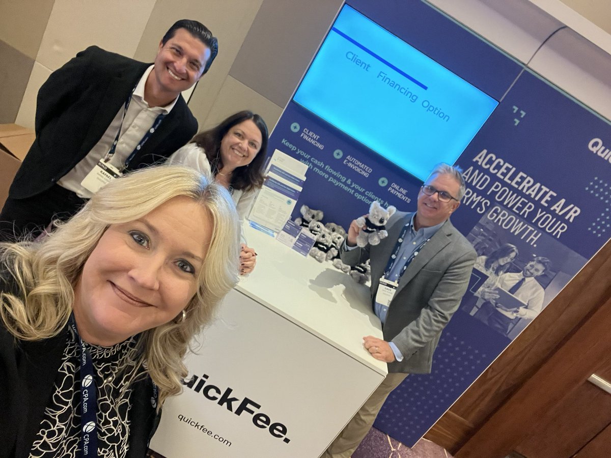If you’re at #DigitalCPA, make sure you swing by the QuickFee booth and meet members of our leadership team while learning how we can help automate your bill to cash workflow and accelerate your accounts receivable! #dcpa #dcpa23