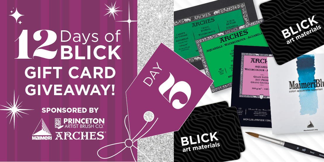 🎁✨ 12 Days of BLICK, Day 5! ✨🎄 Enter to WIN a $100 BLICK Gift Card! ❄️ We're giving away three $100 BLICK Gift Cards every day through December 12, so enter daily for a chance to win! ow.ly/GQnY50QcCaz