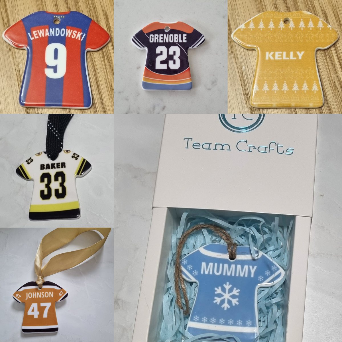 Some of the designs I've made 😍

Not just for Christmas! Can be hung with trophies and medals.

Local team? Favourite team? Your Team? Motorsports, Gym, Band, football, rugby, ice hockey 😎

Inbox me, or go to my etsy account
teamcrafts4u.etsy.com