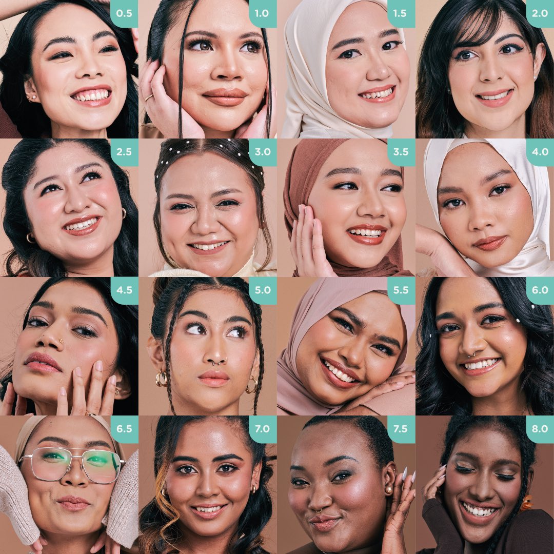 We pride ourselves as the first local makeup brand in the country to go up to 16 shades. 

Made for all skin types with a buildable consistency, you can choose to opt for medium or full-coverage as you will just love our super lightweight and non-cakey texture added w/ SPF20+ 💘