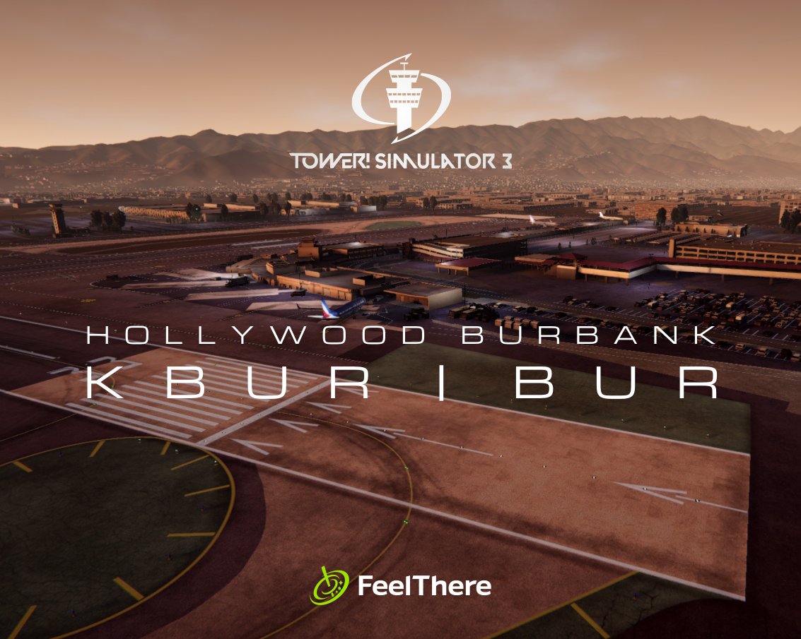 feelThere's tweet photo. TOWER! PLACES 3 👉 RELEASED for Tower! Simulator 3 including a new FREE airport Hollywood Burbank 🇺🇸 KBUR | BUR ✈

Get it here >> https://t.co/DWhAhNdF6r or through our Portal! by FeelThere https://t.co/8hC2Qh2KEh

#feelthere #burbank #kbur #tower #towersimulator3 #atc https://t.co/CMV1w2XW23