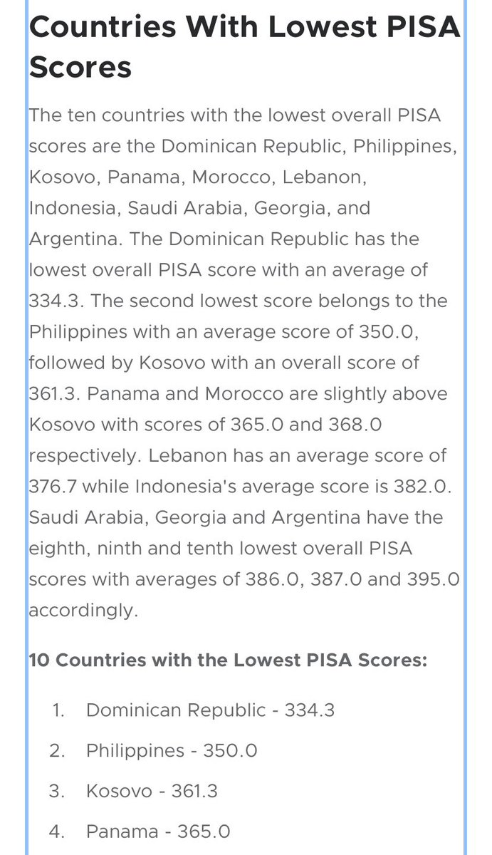 We need a new DepEd Secretary… there I said it! 🤷🏽‍♀️

Yes sure! You cannot magically improve PISA score in just a year or two. But my point for the longest time is simple… if this is the state of our education system, we need someone whose sole focus is education. 

This is why