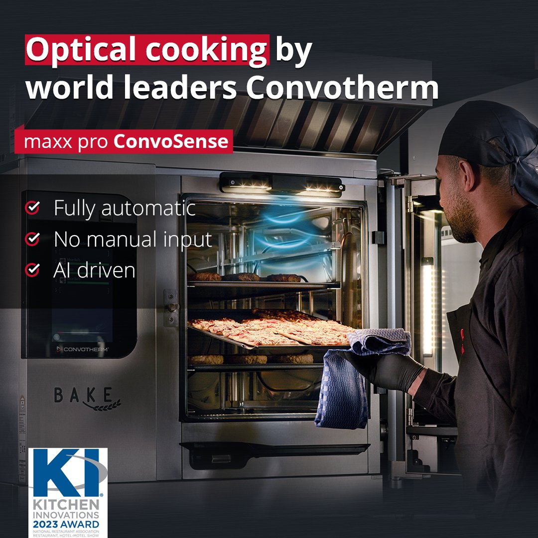 WelbiltInc's tweet image. Cooking with the #Convotherm #maxxpro #ConvoSense needs no manual input... ecs.page.link/tn79P

#CookingInnovation #AIinCuisine #AutomatedCooking #CulinaryRevolution #KitchenTech #ConvoSense #KIawardwinners #CuttingEdgeTechnology #SmartCooking #AIinKitchen #FutureOfCooking