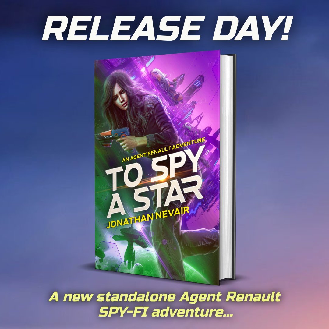 ✨TO SPY A STAR✨is here! I'm so excited to share the latest standalone Agent Renault adventure. A SPY-FI mix of thriller suspense and space opera adventure! Thanks to all who have, and continue, to support me. I am so grateful! LINK: books2read.com/tospyastar #BooksWorthReading