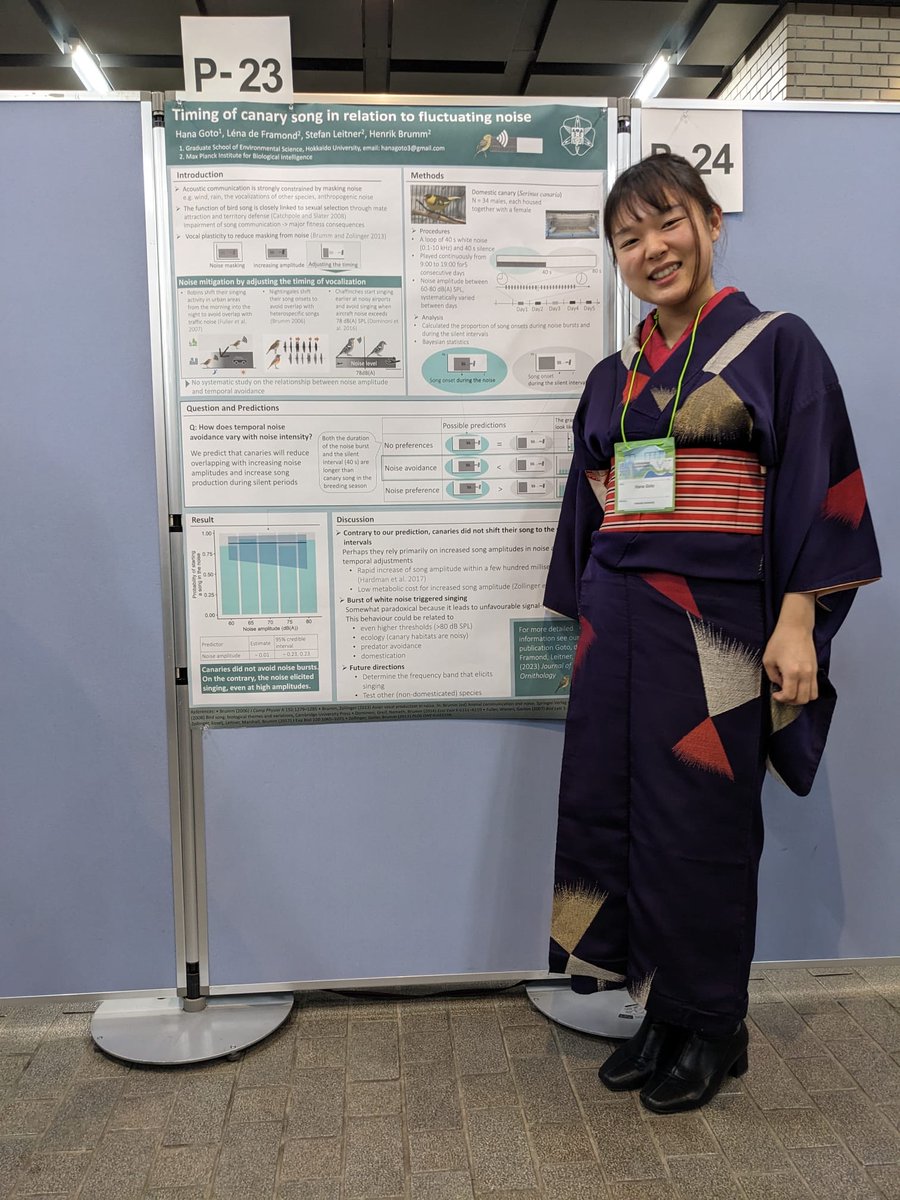 thePeerJ's tweet photo. PeerJ congratulates Hana Goto, PhD candidate at Hokkaido University, Japan and Award Winner at IBAC 2023

Learn more about Hana’s research on the PeerJ Blog https://t.co/Xdwi06Cjhn

@HanaGoto3 #IBAC2023 https://t.co/MKwQnQCqVf