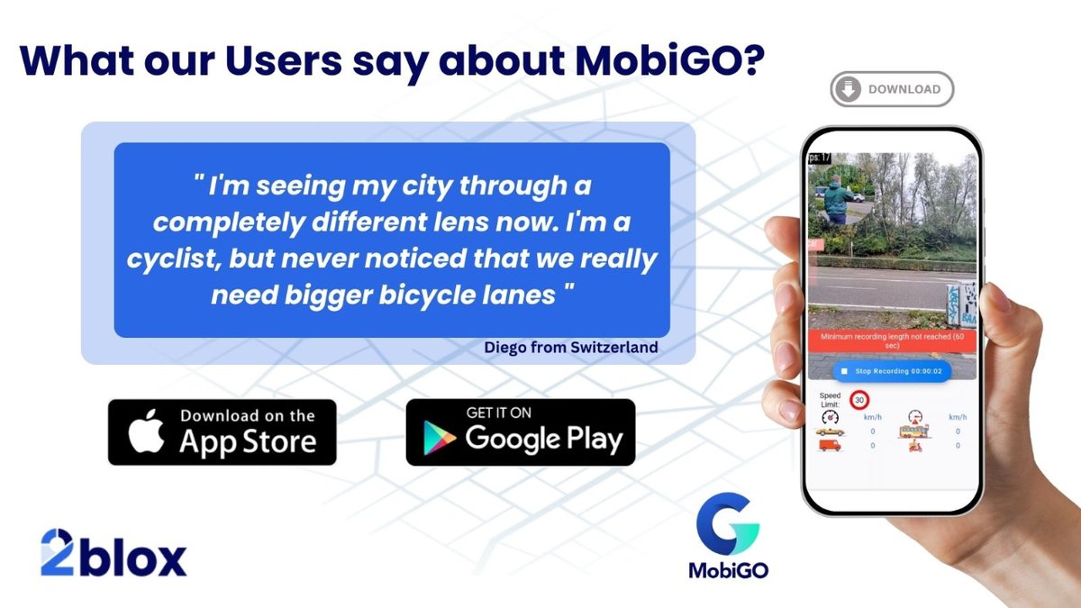 🌟 Hey City Explorers! 🚀 Meet MobiGO

🌍 Why MobiGO Rocks:
Count traffic effortlessly!
Be the voice that shapes your city!
It's all FREE – because everyone's part of the urban glow-up!
Let's roll together towards a city that's truly ours! 🚴♂️💚 

#MobiGO #UrbanLiving"