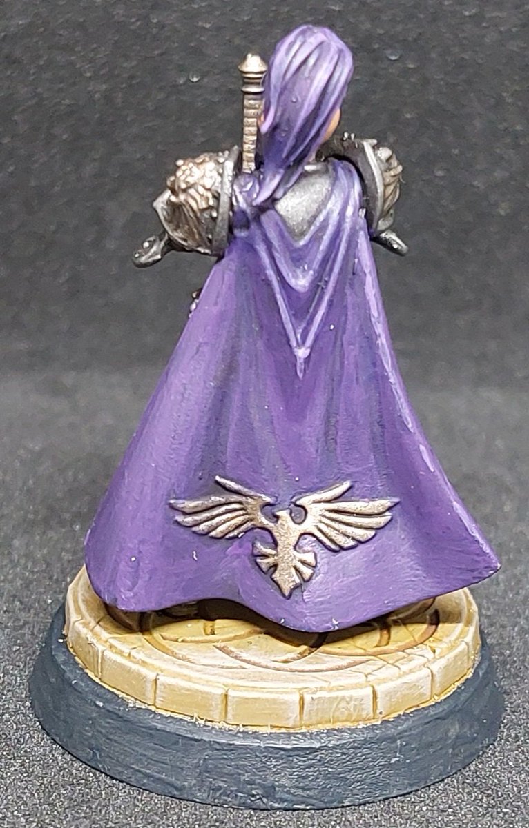 This week I've been doing a test paint colour scheme for a sister of silence to go along side my custodes.
The colour scheme I was aiming for was something more royal and medieval but polar opposite to the shadowkeepers' dark colours. 

Hope you guys like. Thanks
#warhammer