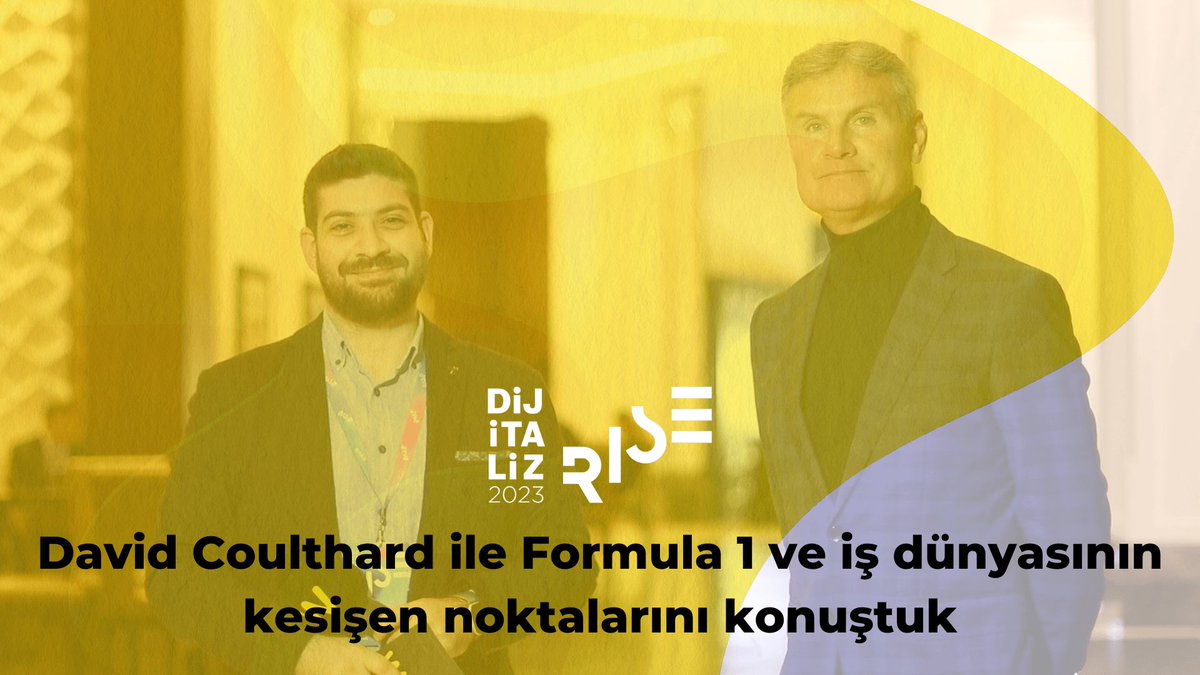 David Coulthard ile Formula 1 ve iş dünyasının kesişen noktalarını konuştuk buff.ly/41aav7Z