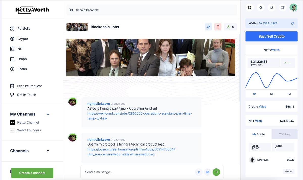 JulyGrullon_'s tweet photo. Looking for a Web3 Career? 

Check out the latest new channel on https://t.co/DYTzgO106b for Web3 Jobs. 

#CryptoJobs  #BlockchainJobs #NettyWorth https://t.co/o4g9m0QR0z