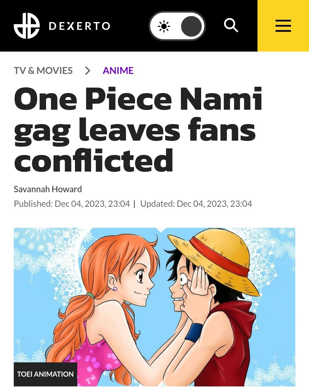 One Piece Nami gag leaves fans conflicted - Dexerto