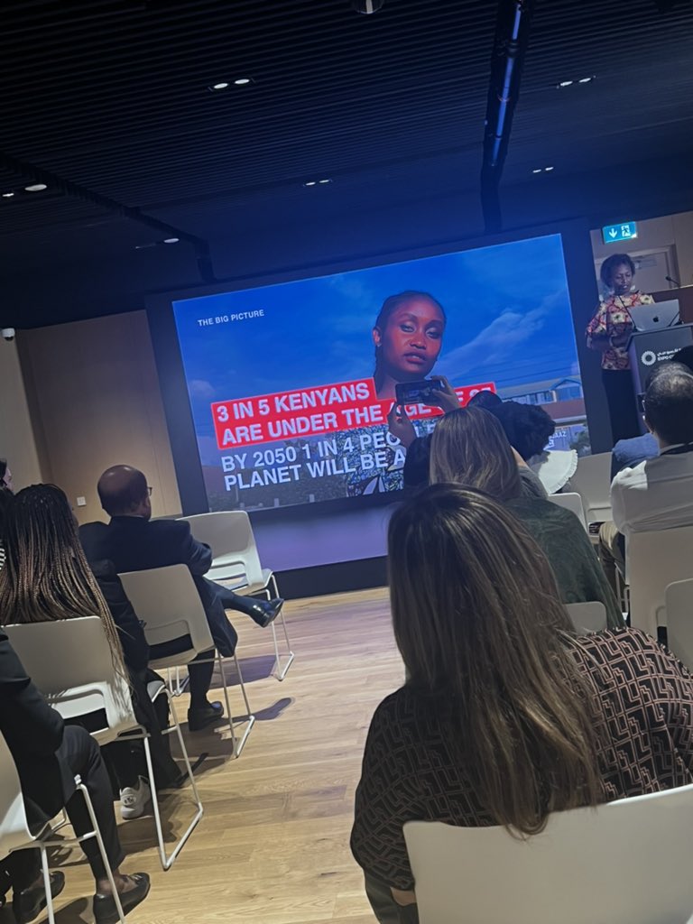 KokoZuberi's tweet photo. Really impressed with the work done by @ShujaazInc on creative storytelling in Kenya. Using a player(people) first principle, they focus on co-creation with young people (not for) as that helps generate the most authentic stories - thanks Nya Mona for sharing your story #cop28 https://t.co/lXplVuEmYd