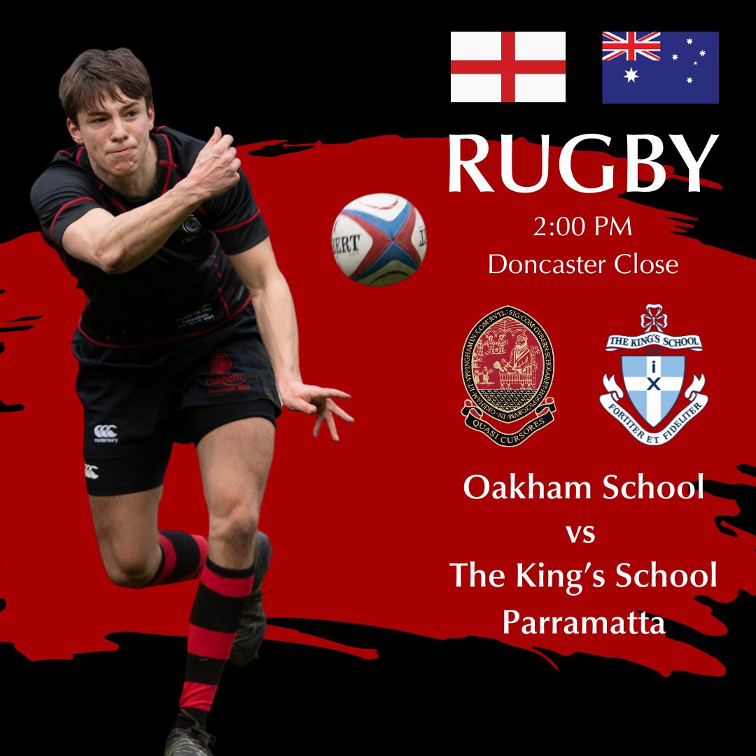 Today we welcome visitors from the southern hemisphere to Doncaster Close, as our Rugby 1st XV takes on The King's School from Parramatta, New South Wales. @TheKingsSchool 🏴󠁧󠁢󠁥󠁮󠁧󠁿🏉🇦🇺
