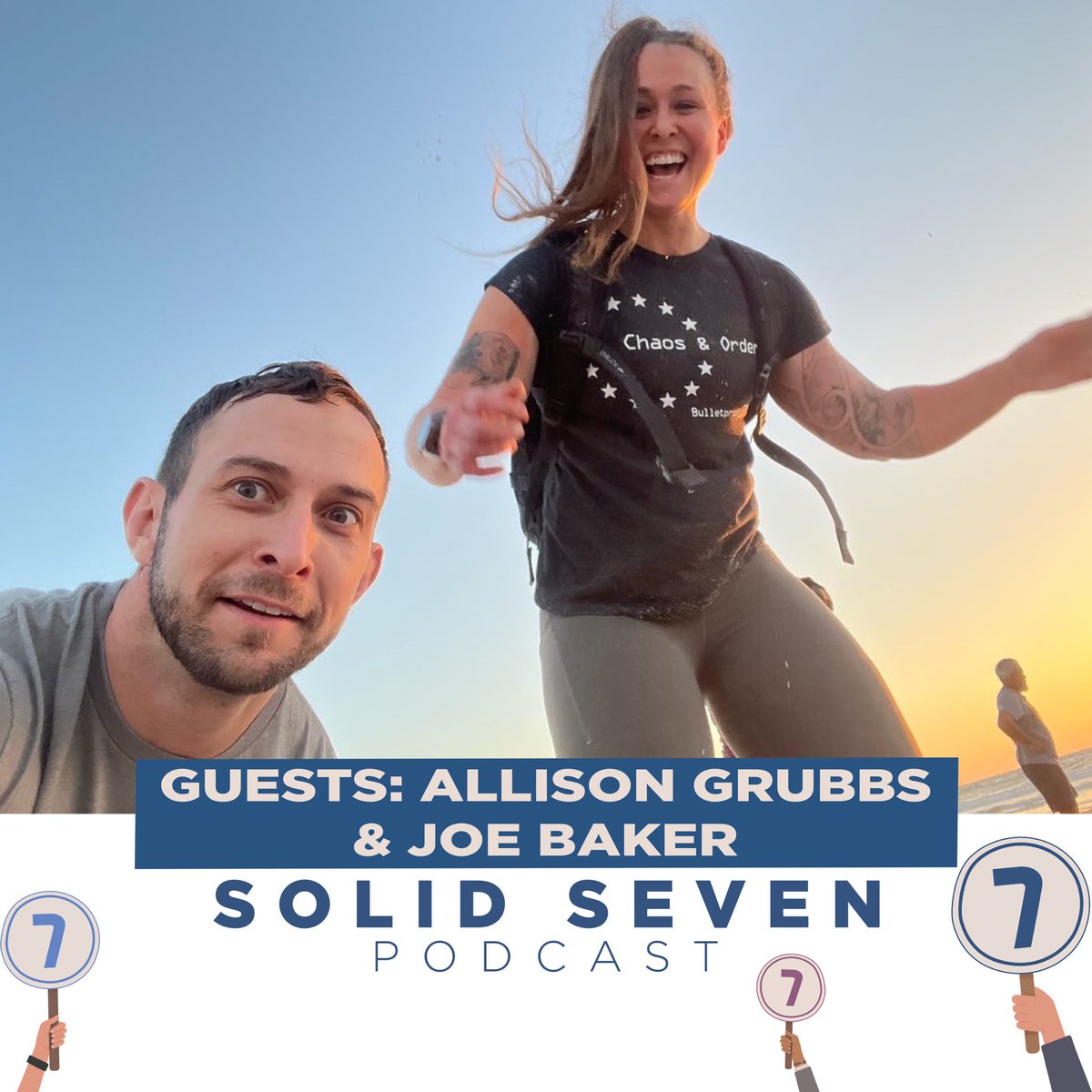 solid7podcast's tweet photo. Ep 140 is out now with GORUCK Selection finisher Allison Grubbs and her coach, Joe Baker! Listen in to learn what it takes to train for and complete the world’s toughest endurance events. https://t.co/BMj1bhmQNG